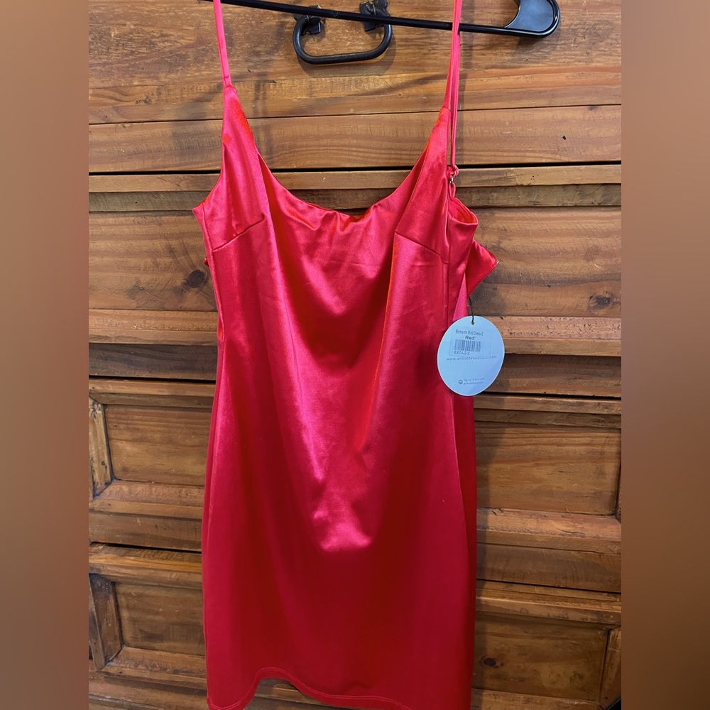 White fox Boutique red dress small
